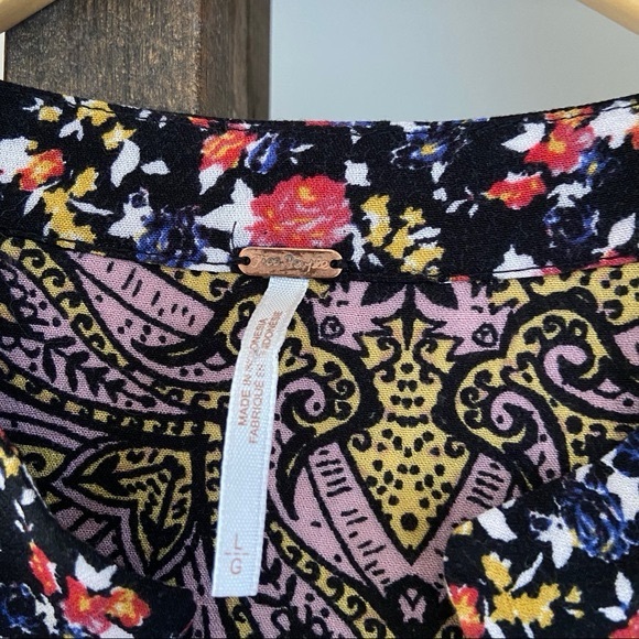 Free People boho dress sz L - Picture 4 of 4